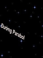 Bài 7: Đường Parabol