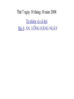 Bài ăn uống hằng ngày