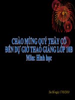 hinh học 10 bai phuong trinh duong tron
