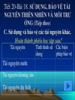 bài 18. sử dụng bảo vệ TNTN