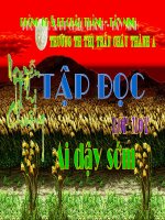 TẬP ĐỌC LỚP 1. BÀI AI DẬY SỚM