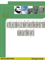 bài 36: Vai tro, đặc điểm , các nhân tố ảnh hưởng đến  GTVT
