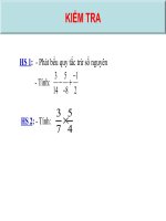 T 84: Phép nhân phân số