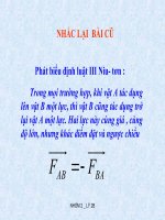 định luật vạn vật hấp dẫn