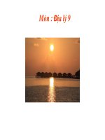 Địa 9: Tiết 11Đièu kiện phân bố dân cư