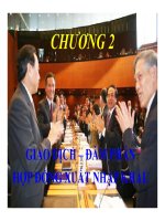 bài giảng quản trị ngoại thương - chương 2 giao dịch – đàm phán hợp đồng xuất nhập khẩu