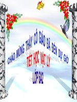 sự bay hơi và ngưng tụ (hội giảng)