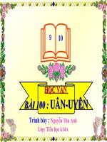 học vần Uân-Uyên