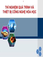 bài giảng thí nghiệm quá trình và thiết bị công nghệ hóa học