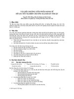 tài liệu hướng dẫn phần kinh tế đồ án tốt nghiệp chuyên ngành kỹ thuật