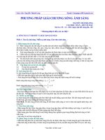 phương pháp giải chương sóng ánh sáng