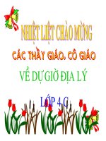 địa lý lớp 4