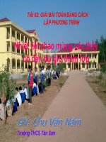 tiet 62:GIAI BAI TOAN BANG CACH LAP PT