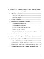 Vai trò của cơ cấu tổ chức trong các hoạt động lao động của con người