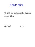 Bat phuong trinh bac nhat mot an - Tiet 1