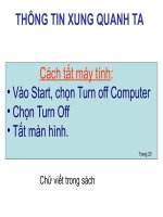 thong tin xung quanh ta