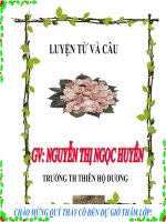 Luyện từ và câu: Vị ngữ trong câu kể Ai thế nào?