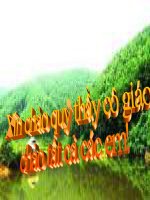 bài 56: tác động của con người đối môi trương