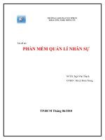 luận văn về quản lí nhân sự