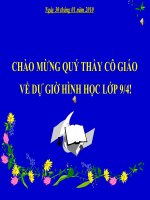 Góc có đỉnh ở bên trong bên ngoài đường tròn- CẨM TÚ
