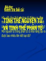 TINH THỂ NGUYEN TỬ -PHÂN TỬ