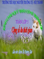 Cộng số đo thời gian(GA dự thi GVDG tỉnh