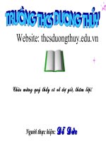 Tiết 96: Hành động nói