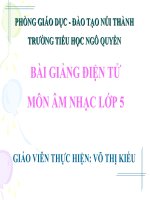 BÀI ƯỚC MƠ XANH LỚP 5 TUẦN 23