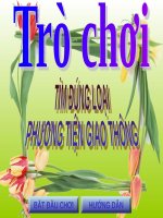Trò chơi về Phương tiện giao thông
