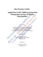 Hướng dẫn thực hiện ISO 14001 tại doanh nghiệp