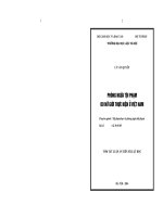 tóm tắt luân án tiến sĩ: Phòng ngừa tội phạm do nữ giới thực hiện ở Việt Nam