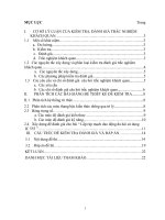 Đánh giá chất lượng thông qua trắc nghiệm khách quan