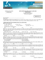 Giải đề Thi thử hóa chuyên nguyễn huệ 2012 lần 3