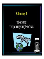 bài giảng quản trị ngoại thương - chương 4 tổ chức thực hiện hợp đồng