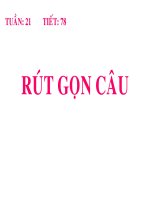 Rút gọn câu ( L7)