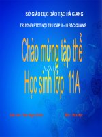 Hóa hoc 11- hữu cơ