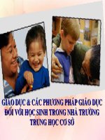 GIÁO DỤC & PHƯƠNG PHÁP GIÁO DỤC HỌC SINH-CX-