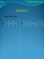 tc cơ bản của phép cộng phân số