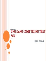 Ứng dụng CNSH trong thủy sản