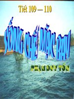 Tiet 109 Song chet mac bay