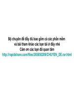 BO CHUYEN DE CUM DAY DU