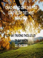 Biểu đồ phần trăm Số học 6