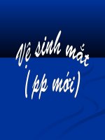 Bài 50. Vệ sinh mắt (hay)