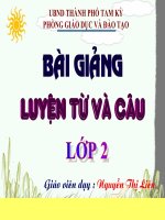 Từ ngữ về sông biển - Đặt và trả lời câu hỏi vì sao?