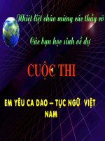 Ngoại khóa văn 7_Ca dao, tục ngữ