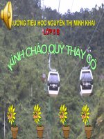 CT lớp 5 : Núi non hùng vĩ