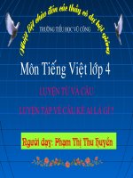 LTVC Câu kể -Ai là gì