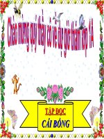 Tập đọc L1: Cái Bống