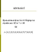 Tiết 25 - Số học 6