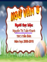 NGỮ VĂN 8: ÔNG ĐỒ